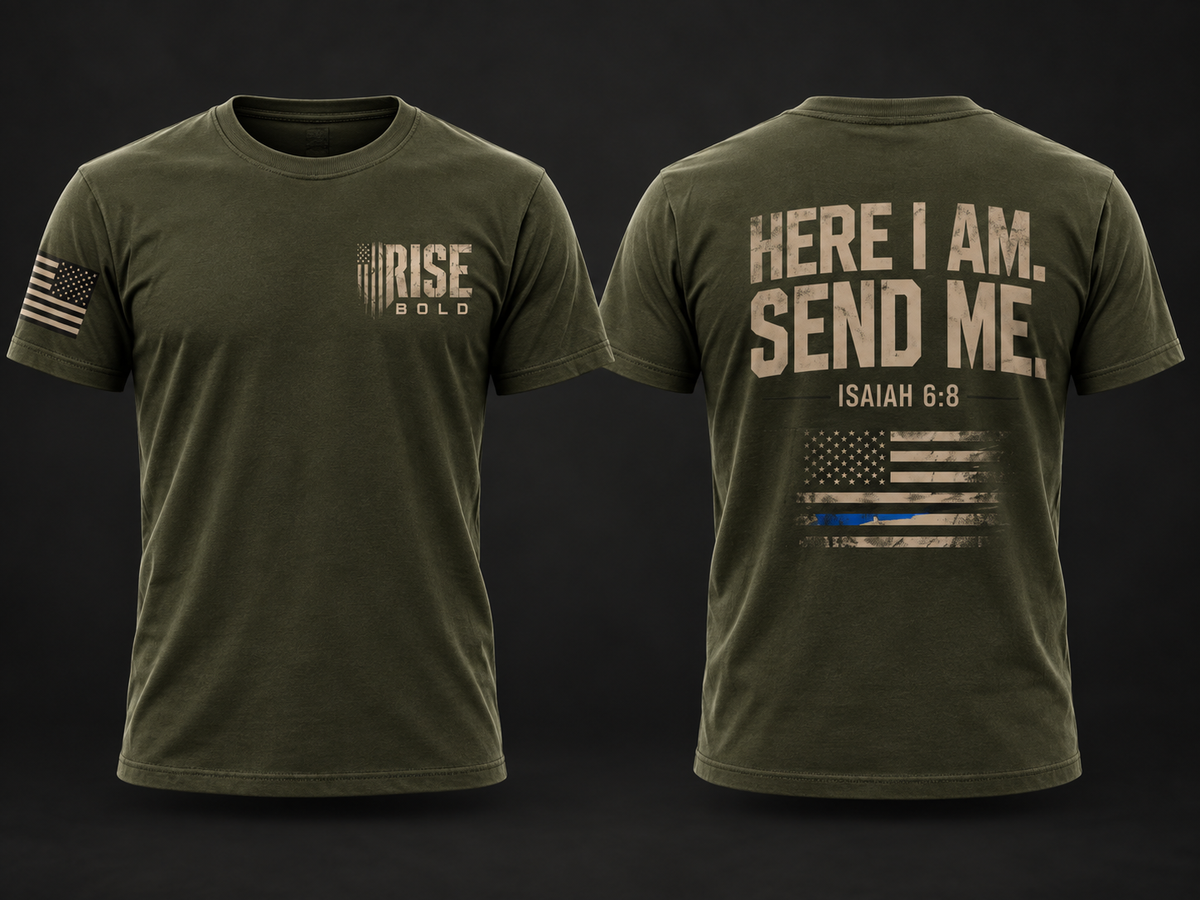 "Here I Am. Send Me." (Isaiah 6:8) T-Shirt