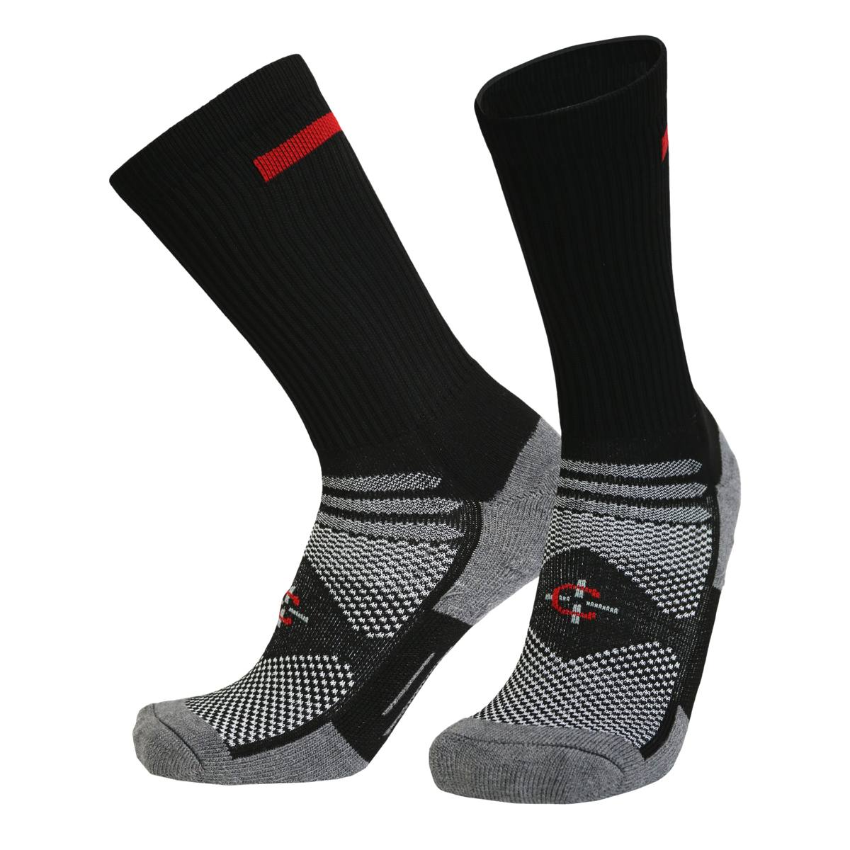 Red Line Crew Sock
